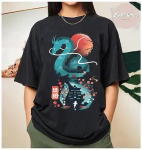Spirited Away Shirt, Haku Ghibli Shirt, Hayao Miyazaki, Studio Ghibli Gift, Totoro Shirt, Ghibli Sweatshirt, No Face, Spirited away T-Shirt