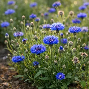 Cornflower Seeds – Bright Blue Flower Seeds for Garden, Easy Grow Outdoor Plants