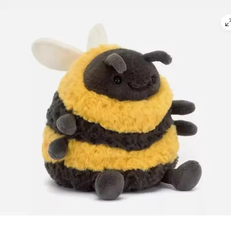 Soft Cotton Battery-Operated Adorable Bee & Elephant Plush Animal Stuffed Toys, Super Soft Cuddly Soothing Fill Dolls for Festival Gifts, Soft Plush