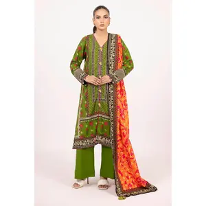 Gul Ahmed Stitched 3 Piece Khaddar K-52027 J(93) Y-20