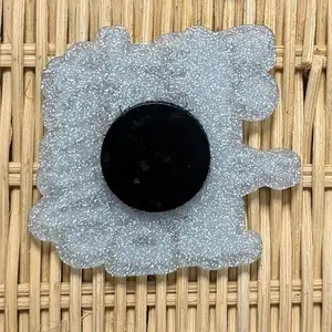 Acrylics with Velcro backings for interchangeable badge reel