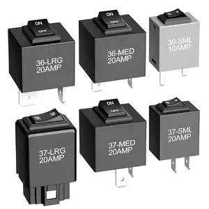9038 Relay Bypass Switch & Diagnostic Tester Kit Relay Tester Tool Automotive Relay Tester 6-Pack for GM BMW Audi Chrysler 20A 30A 12V Fuel Pump Window Headlight Repair Vehicle Car Relay Tester
