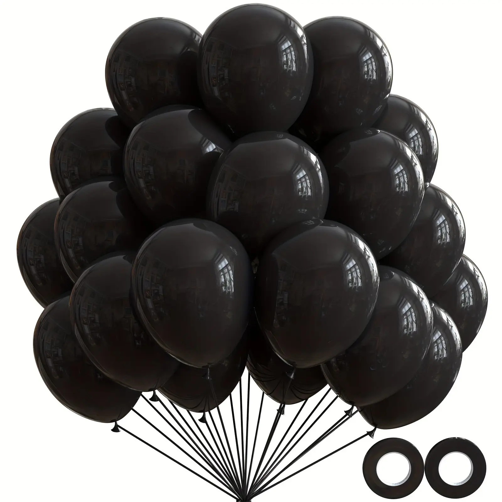 52pcs Latex Balloon Set for Halloween, Birthday Parties, Weddings, Home Decorations, Baby Showers, Party Supplies, Balloon Decorations Kit