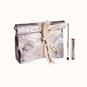 Aora Mexico Eyes & Lips Duo Set - ACARÍCIAME Solid Lip Serum & ADMÍRAME Intensifying Eye Pencil in Rosa.03 & Café.01 - Perfect for Shy Color Users