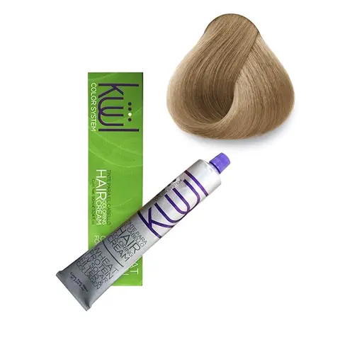 KUUL Pre-Mixed Permanent Hair Dye - Kuul Color System, Ammonia-Free, Long-Lasting 9.12 Rubio Clarisimo Cenizo Nacarado Shade, Unisex Haircare for Normal, Curly & Fine Hair, 24 Months Color Extending, 3.04 fl oz Tube
