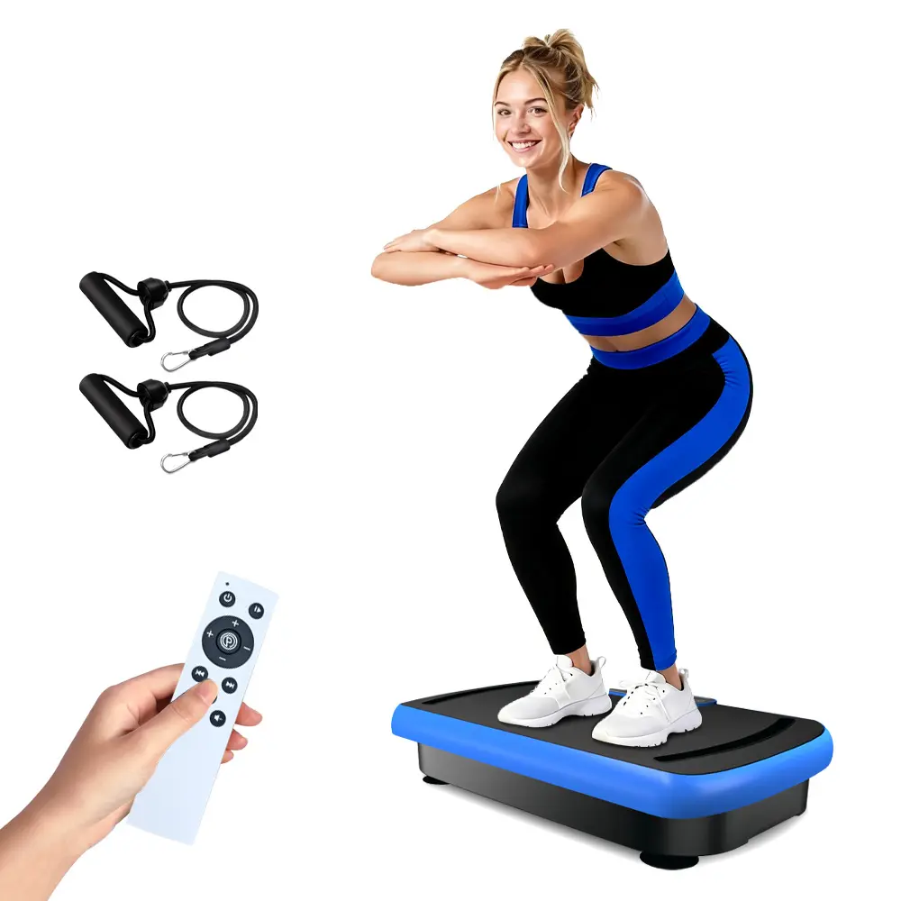 HOPHORSE Vibration Plates For Home Gym Equipment - 400 Lbs Capacity Full Body Workout For Women With Bluetooth, LED Display,Home Workout Equipment For Men And Women