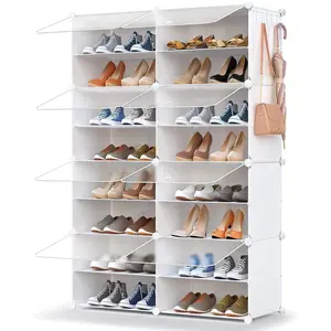 Shoe Storage,32 Pairs Shoe Rack Organizer for Closet Shoe Cabinet with Door Shoe Shelves for Closet,Entryway,Hallway,Bedroom