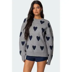 Big Heart Oversized Sweater Big Heart Oversized Sweater