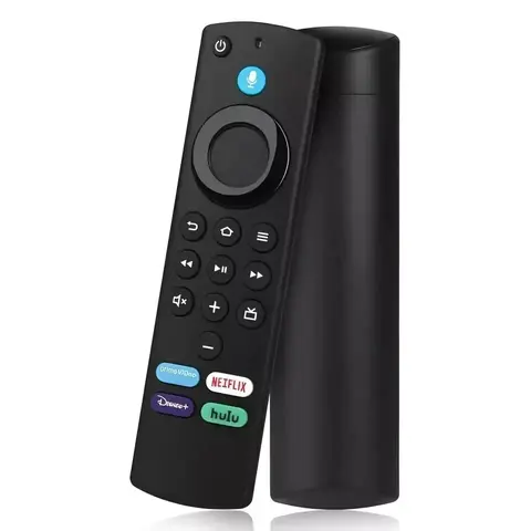 L5B83G 433MHz Wireless Smart Voice Remote Controller - ABS Plastic, Auto Pair Accessory for Amazon Fire TV Stick Lite, 4K 3rd Gen Alexa (TikTok Shop Back to School)