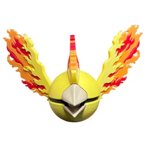 Moltres Poke Ball - Inspired 3D Printed Poke Ball Collectible