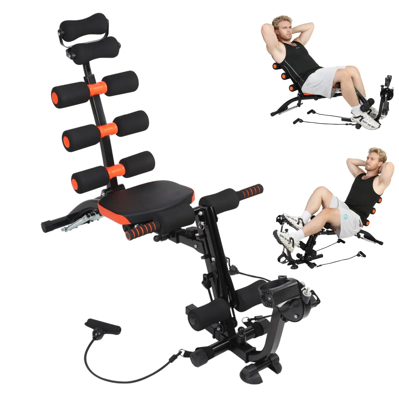 Lpxpass Abdominal Exercise Board, Foldable Multifunctional Ab Trainer Chair for Core Strength & Abs Sculpting, Workout Equipment for Home Gyms, Core Training, 56X20.8x33.2", Supports Abdominal Exercises