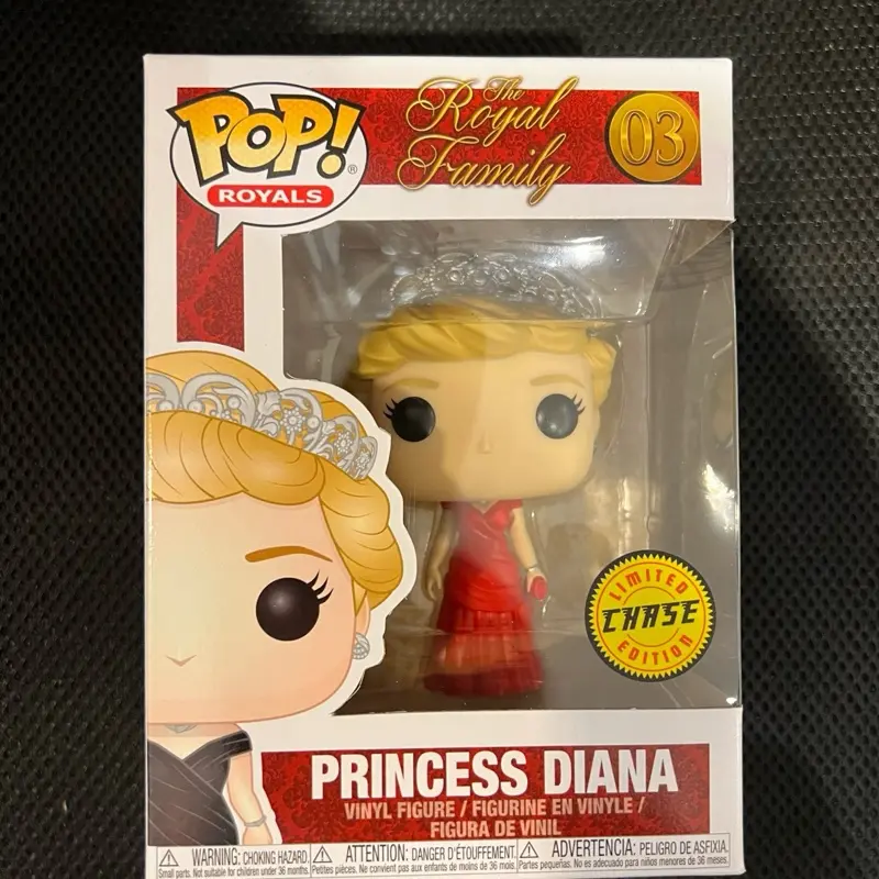 Funko Pop! Royals Princess Diana Vinyl Figure Limited Chase Edition 03 Royal Family Collectible