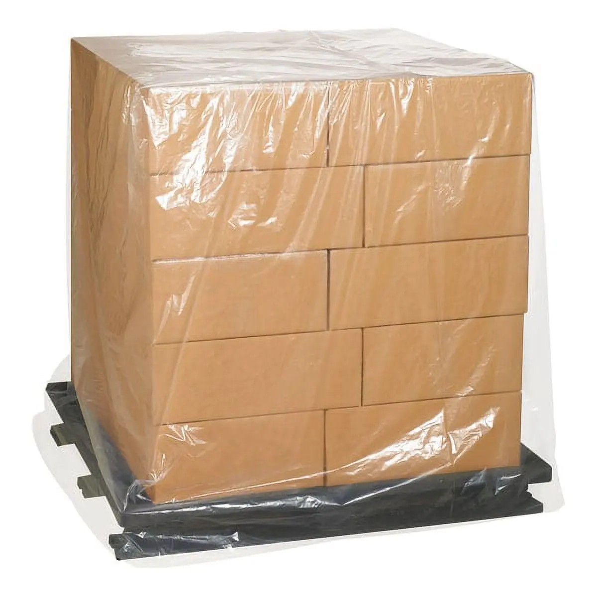 Box Partners PC521 54 x 44 x 120 in. 2 Mil Clear Pallet Covers
