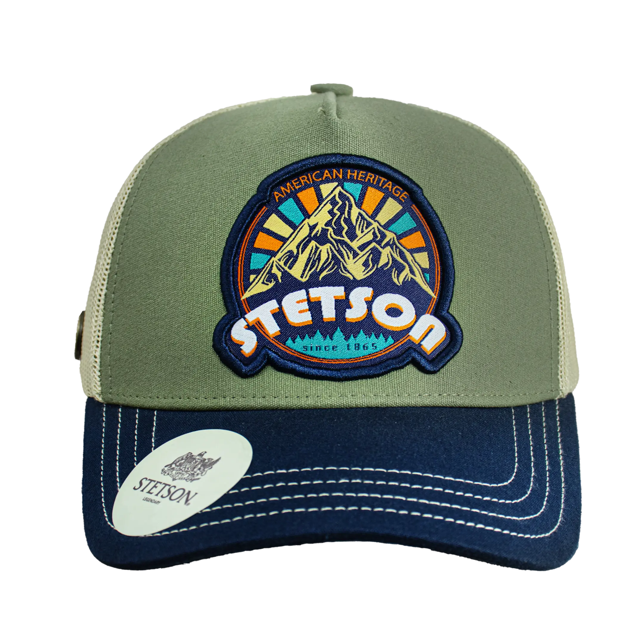 Authentic Stetson Trucker Hat – Western Mesh Cap STS04