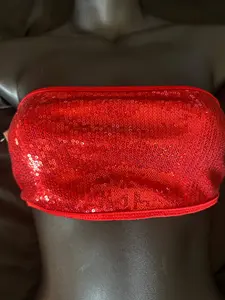C-072 Sequin Tube Top