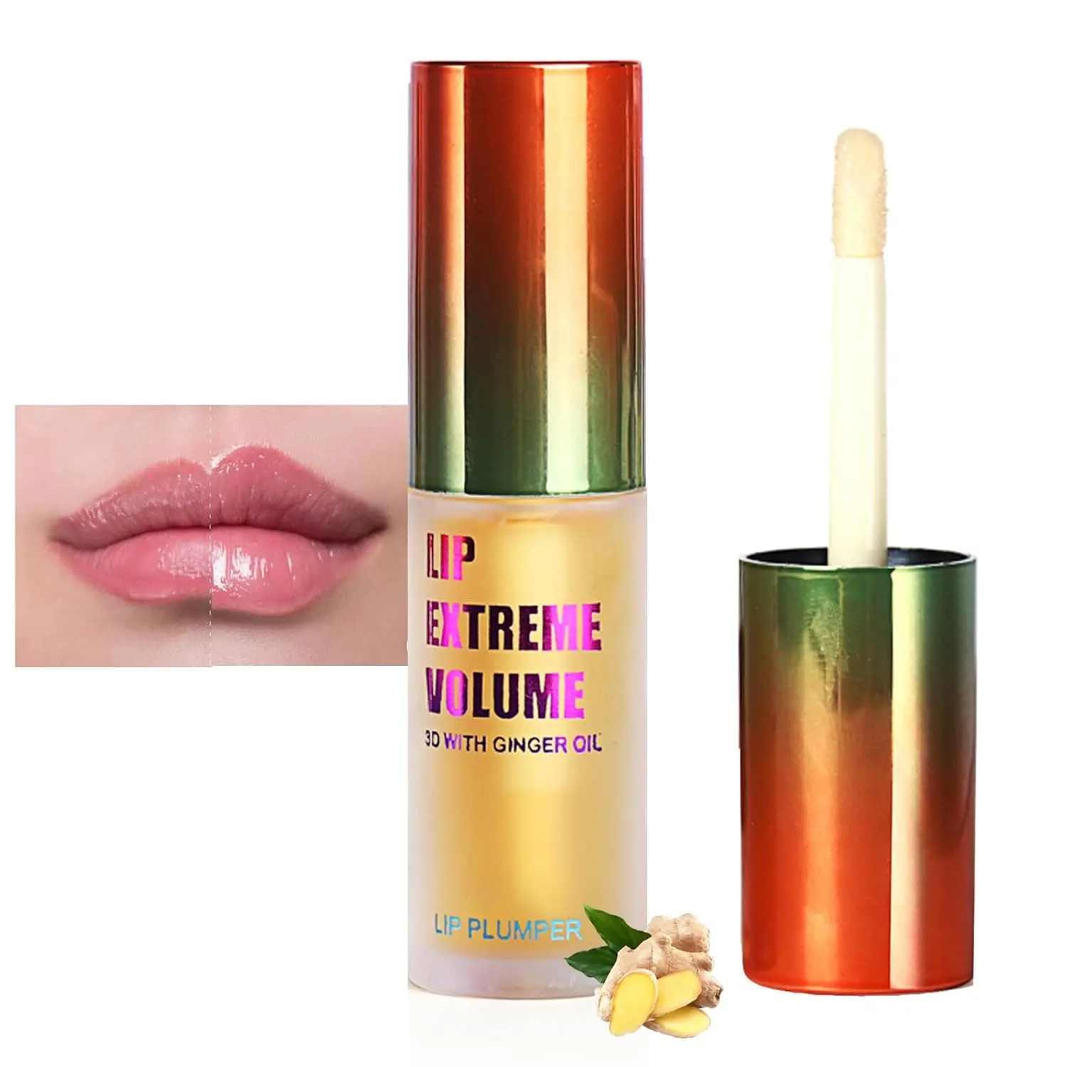 Lip Plumper Extreme - Plumping Glossy Lip Gloss - Clear Lip Plump Gloss -Lip Enhancer Plumper - Lip Hydrating Moisturizer for Dry Lips - Lip Filler Plumper - Volumize Lips Instantly for Thicker & Fuller Lips