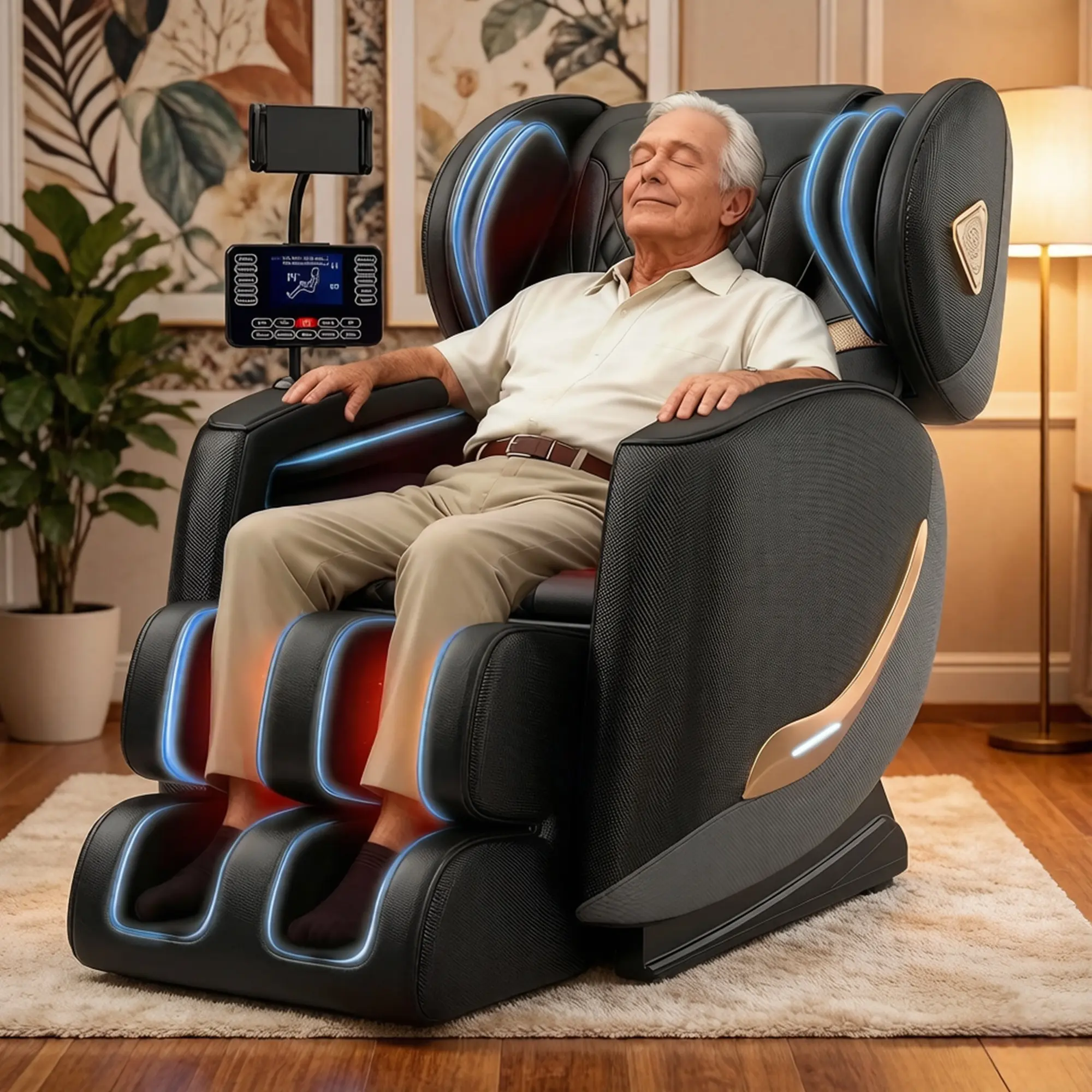 2026 Massage Chair Full Body, Zero Gravity Massage Chair Recliner-10-Point Roller, Heating, Airbags, Foot Roller, Shiatsu Full Body Massage Chairs, Gift for Parent-Upgraded Version