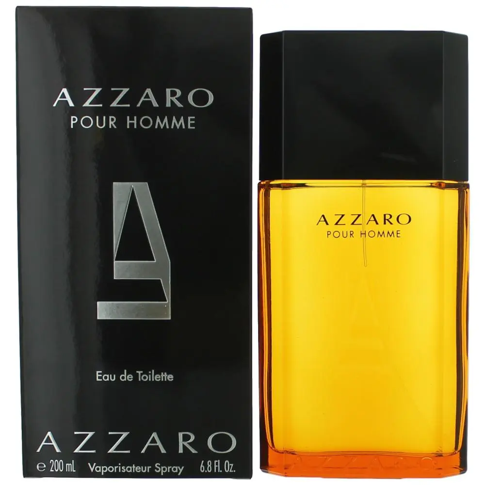 Azzaro by Azzaro, 6.8 oz EDT Spray for Men Ambery Woody Fragrance Bold Elegant Fragrance, Amber Wood Scent, Lavender Musk, Aromatic Cologne, Perfume For Sale, Signature Scent, Edt Scented Cologne, Men's Fragrance