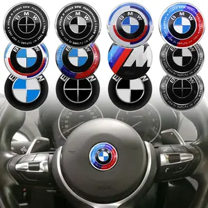 Car Steering Wheel Decorative Sticker, 1 Piece Resin Logo Decal, Fits Bmw M Performance E36 E39 E46 E30 E34 E53 E90 E60 E70 E92 E93 E83 E84 E87 G01 G11 G12 G20 G30 X1 X2 X3 X4 X5 X6 X7 F30 F20 F10 F15 F16 M3 M4 M5