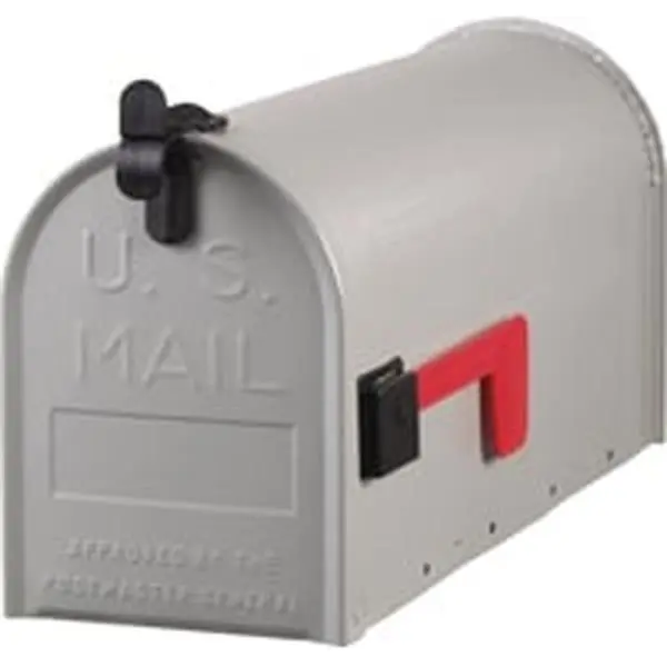 Solar Group ST100000 Mailbox Rural Silver Gray