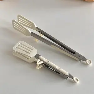 Food grade silicone tongs kitchen special steak tongs anti-scalding food frying tongs barbecue tools bread food tongs