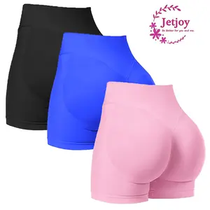 3 Pack Shorts for Women, Women Workout Shorts Scrunch Butt Lifting Gym Seamless Booty Biker Shorts; Shorts Hidden Scrunch Butt LiftingSeamless Shorts SpringStatements