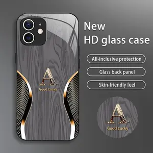 Suitable for [iPhone 11] Brand new premium phone case, drop-proof and fingerprint-resistant，sophisticated and minimalist design, with 26 English letters to choose from YM99