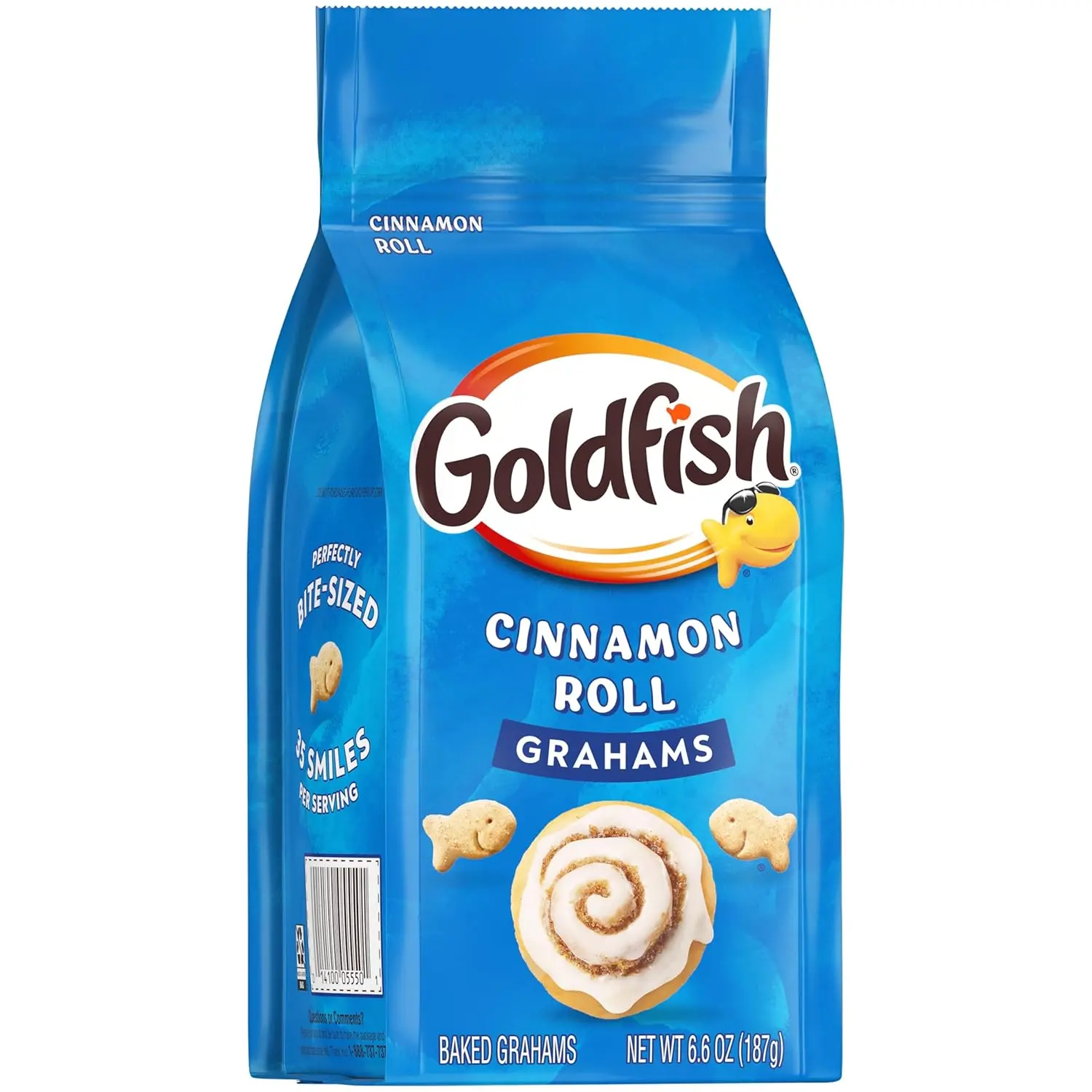 Grahams Cinnamon Roll Baked Snack Crackers, 6.6 Oz Bag