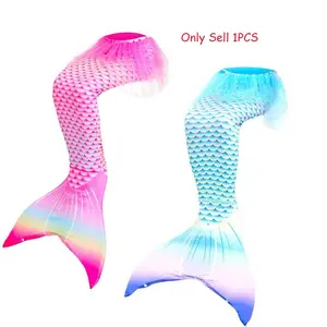 Mermaid Costume Set, 1 Set Mermaid Tail & Bra & Panty Set, Party Supplies for Girls, Party Clothing for Birthday Gift, Party Supplies