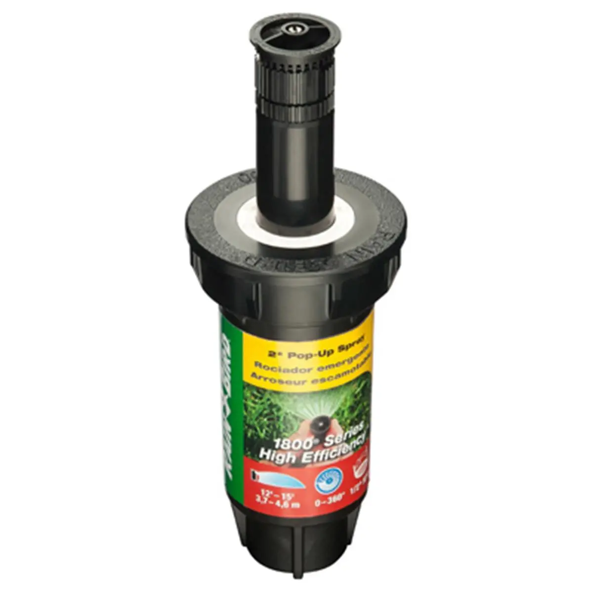 Rainbird National 1802HEVN15 Adjustable Pattern Pop Up Spray Head - 2 in.