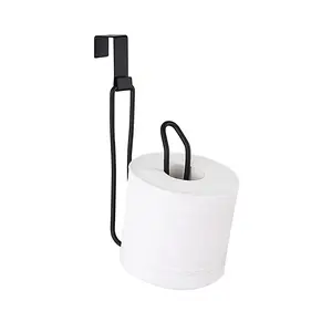 Metal Hanging Toilet Paper Holder, Bathroom Storage Organizer, Holds 1 Roll, Wall Mounted Dispenser, Space Saver Design, Bathroom Accessory