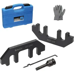 3031248 Camshaft Holding Tool Kit with Tension Tool 3031530 Chain Tensioner Holder Engine Timing Alignment Set Compatible with 3.5L 3.7L 4L Lincoln Mercury