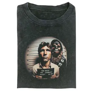Chewbacca and Han Solo T-Shirt, Vintage Space Movie Shirt,Unisex Galaxy Shirt, Nerdy Fan Gift