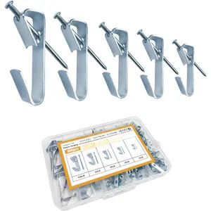 Picture Hangers, 160 count Picture Hooks with Nails , 10-100lbs Picture Frame Hangers, Professional Picture Hanging kit on Wooden Wall / Drywall for Pictures, Canvas, Mirror, Holds 10-100 lbs()