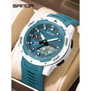 Men's Fashion Digital Watch, Casual Sporty Digital Watch with Luminous Dial & Alarm Mode, Waterproof Watch with Digital Display for Men(Sheet)