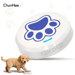 ChunHee Dog Doorbell for Potty Training, 36 Custom Sounds & 0-115dB Adjustable Volume, Easy Door Bell for Puppies & All Breeds, Chew-Proof Puppy Training Bell for Dogs to Ring to Go Outside