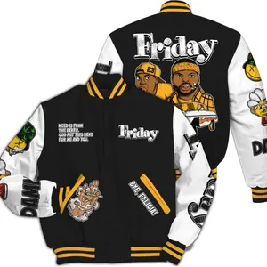 Varsity Jacket To Match White Taxi 12s - Friday Sneaker Stress Style All Over Print PFG