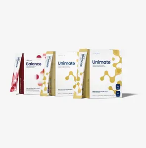 Unicity Feel Great - Lemon Ginger Unimate (2) Mixed Berry Balance (1) - 30-day supply