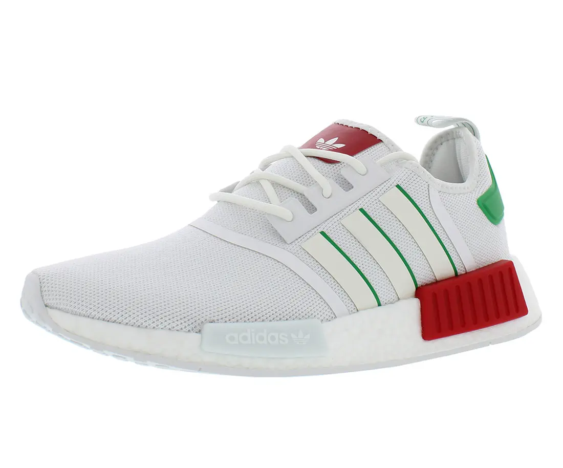 Adidas NMD_R1 Men's Knit Athletic Sports Shoes, Comfortable Daily Lifestyle Sneaker and Urban Trainer, Footwear, Casual, Walking Shoes, Daily Wear, Training, Sporty Chic, Closed