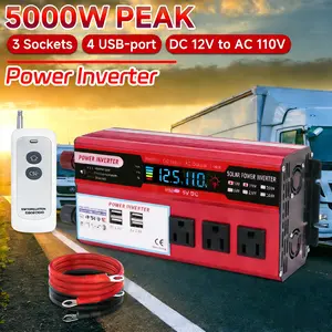 cars accessories Camping Essential: Fast-Charging Car Power Inverter That’s Safe & Durable Ultra Safe Car Power Inverter | Portable Fast Charging | Durable Travel Adapter for Outdoor & Home Emergency