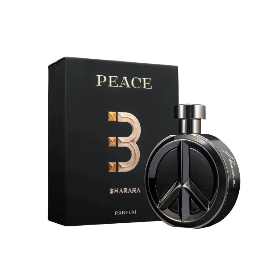 BHARARA Peace Eau De Parfum for Men, 3.4 fl oz - Woody Amber Perfume Cologne with Vanilla & Floral Notes, Mensfashion, Vanilla Scents, Single Item, Aesthetic Men's Fragrance, Daytime Elegance, Fresh Citrus, Grapefruit, Evening Serenity, Spicy, Tranquil Ye