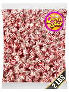 Dad's Peppermint Jumbo Mints - 2 Pound Bag - Bulk Jumbo Mints - Individually Wrapped Candies