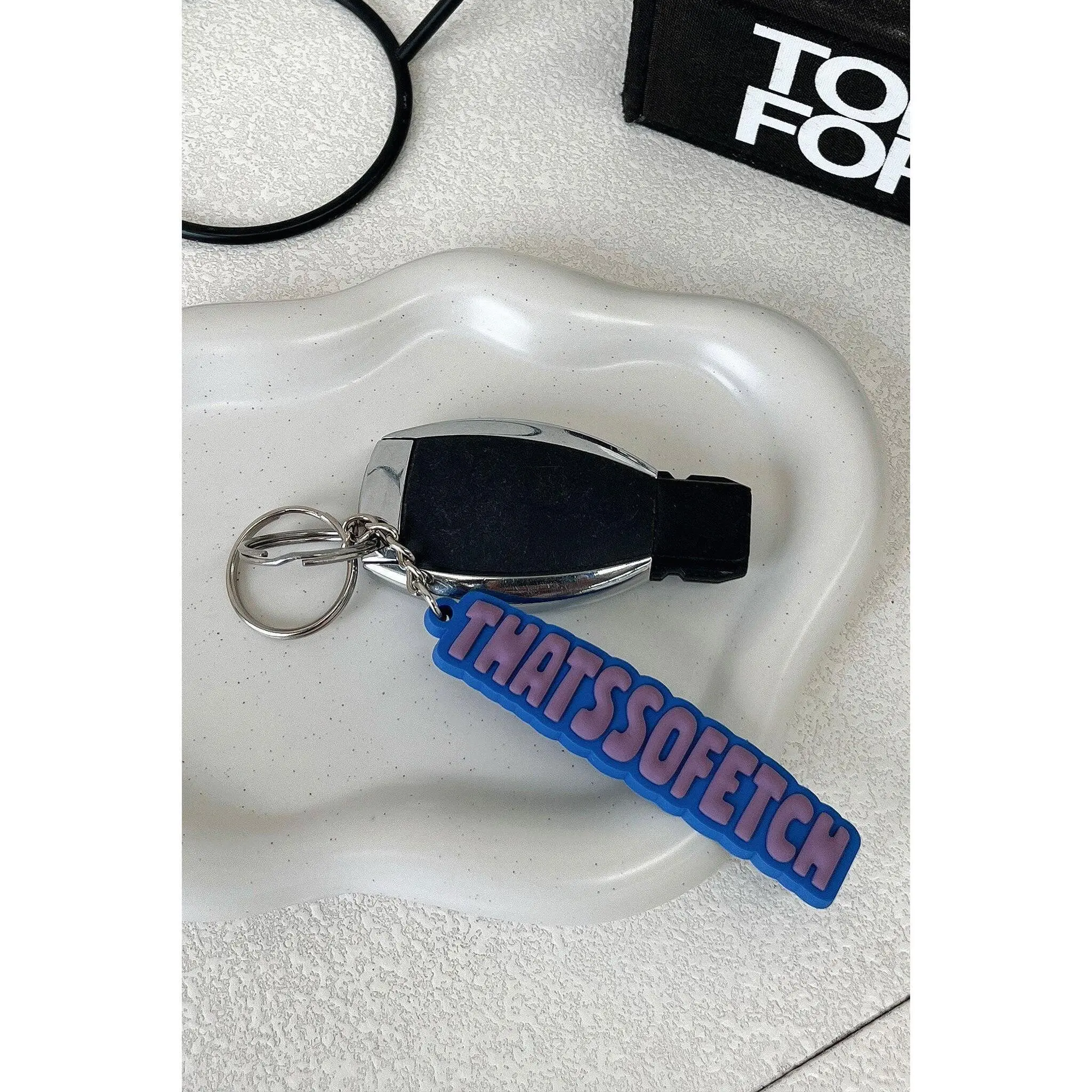 Rowan Keychain - Royalblue/Purple