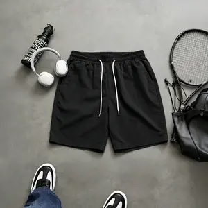 Men's summer corduroy casual shorts, loose straight fit