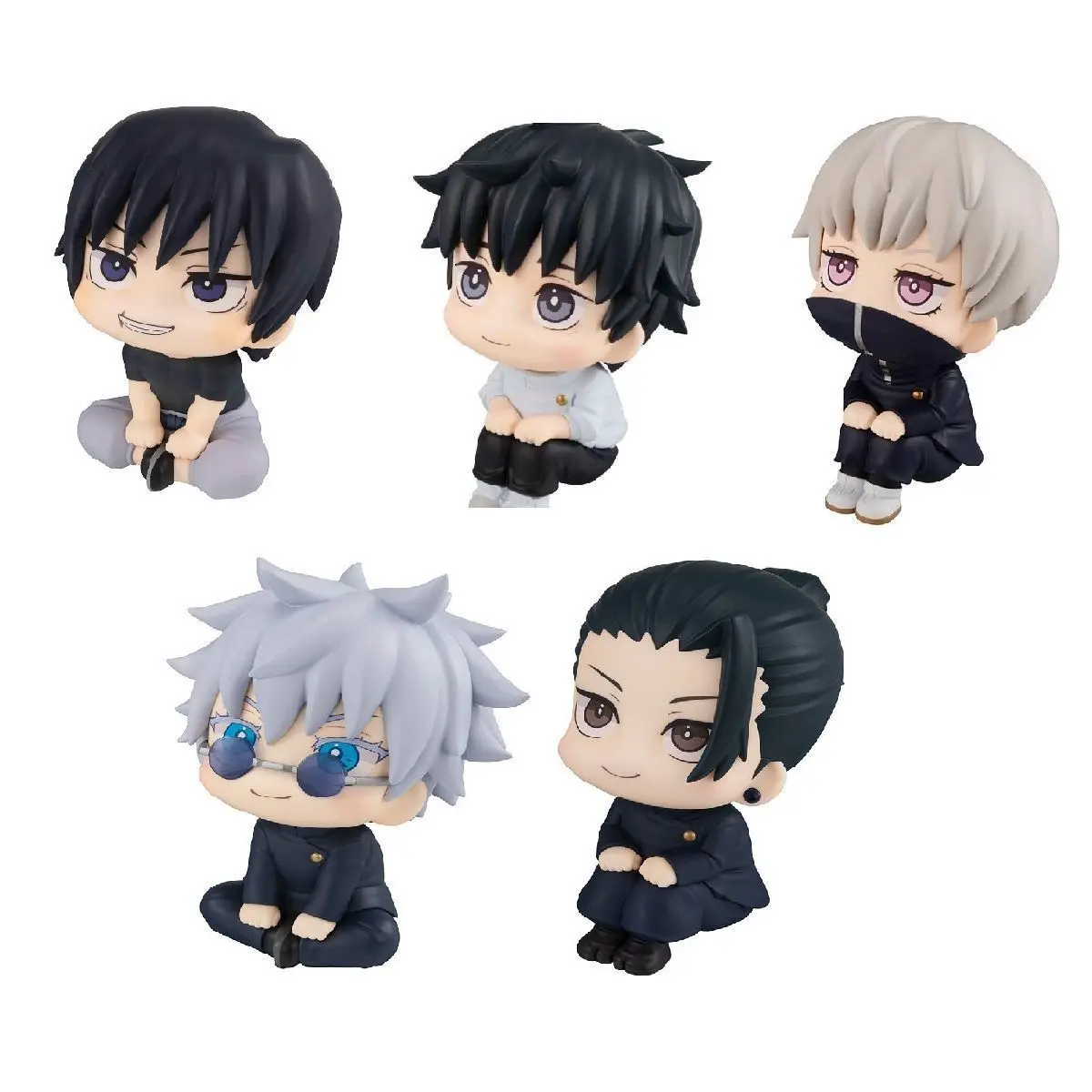 Anime Collectible Figurines Set - Geto Suguru, Gojo Satoru, Fushiguro Toji, Okkotsu Yuta, Inumaki Toge Dolls for Children (Toys & Hobbies, Classic & Novelty Toys)