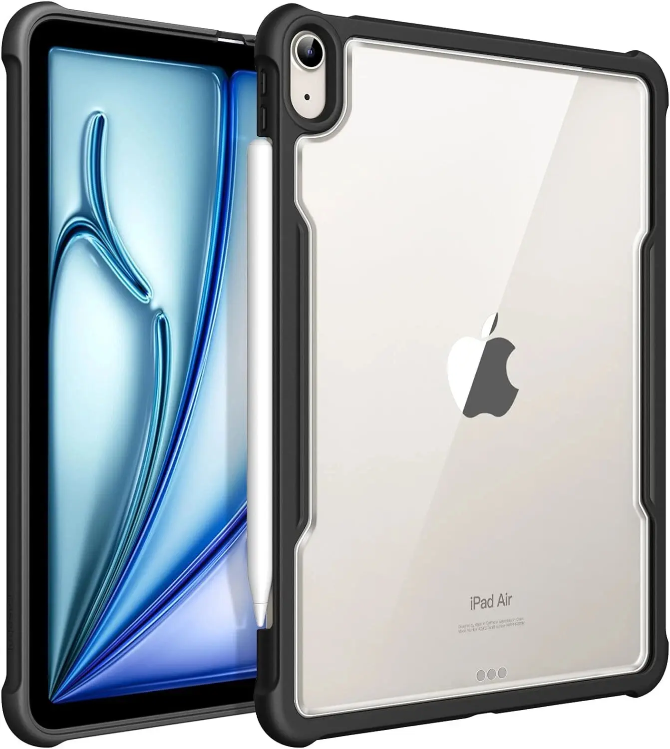 (IPAD CASE) Case for iPad Air 5th (2022) iPad Air 4th Gen 10.9 Inch Slim TPU Clear Cover
