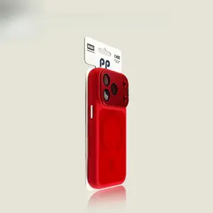 Instantly Transform into iP17 Magnetic Phone Case 16Pro Metal Lens Bracket 15 Compatible with Apple 14Pro Shockproof Protective Cover