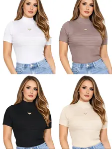 BLUSA Basica en tela canale one size en diferentes tonos ajuste comodo al cuerpo diseno moderno versatil