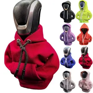 Hoodie Shaped Car Gear Shifter Cover - Mini Hoodie Cover for Car Shifter Decor, Cute Automotive Interior Gadgets, Available in Various Colors