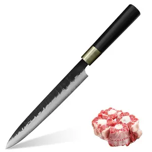 Yanagiba Japanese Sushi Knife, For Sushi & Sashimi Prep, Hand-Forged VG10 Blade, Flat Grind Precision, Ebony or Olive Wood Handle – Pro Chef & Collector Gift | Kajiya Asakusa 9 Inch